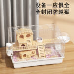 Hamster Cage Luxury Villa Acrylic Large Double Layer Cage Set - Image 3