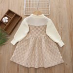 Girls Knitted Dress Autumn Winter Red New Year Princess Dress Baby Toddler Christmas Clothing - Image 3