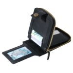 2026 Retro Men's Short Wallet with Zipper, Multi-function Card Holder, Three-fold Buckle Coin Purse - Image 3