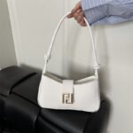Women's Solid Color Shoulder Bag - Image 2