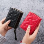 New Style Women's Short Wallet Simple Embroidery Love PU Coin Purse Multi-card Slot Small Wallet Card Holder - Image 4