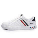 Men's Korean Style Casual Canvas Shoes Low Top White Sneakers Comfortable Breathable Board Shoes - Image 5