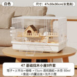 47 Basic Logging Cabin White