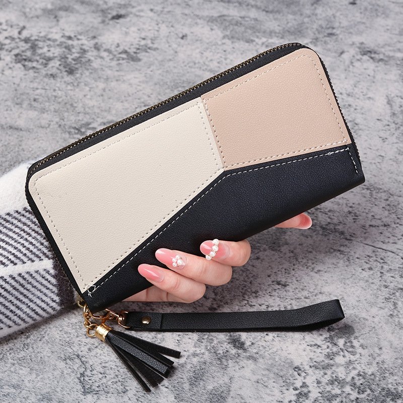 O1CN01AbI0zn1JNpfalBkfv_2214837971017-0-cib.jpg 2025 New Korean Style Long Wallet for Women, Multi-functional Zipper Clutch with Large Capacity - Image 1