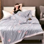 Washable Cotton Summer Quilt Air Conditioning Quilt for Students Thin Quilt Single Double Plus Size Quilt Cover - Image 3