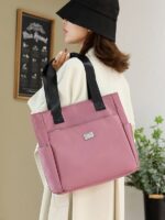 Women's Shoulder Bag Tote Oxford Cloth Light Canvas Capacity Handbag - Image 2
