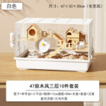 Hamster Cage Luxury Villa for Golden Bear, 47/60 Base, Large Villa, Cheap Living Supplies - Image 21