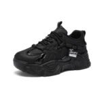 Korean Style Chunky Sneakers for Women 2025 Spring Student Casual Thick Sole Height Increasing Shoes - Image 5