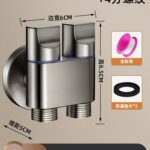 Fine Brass Gun Gray Large Flow 4 Point Thread