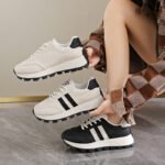 Korean Style Agassi Shoes Women's Spring 2026 New Student Running Sports Casual Shoes Dad Shoes FD6688 - Image 4