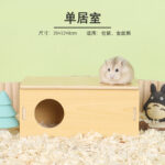 Hamster Wooden Hideout House Toy Set - Image 26