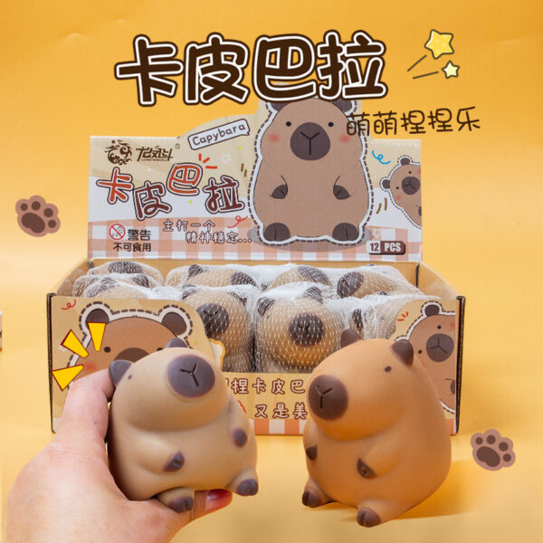 Capybara Squeeze Toy Stress Relief Ball Slow Rising Decompression Toy Creative Viral Toy