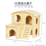 Hamster Wooden Hideout House Toy Set - Image 20