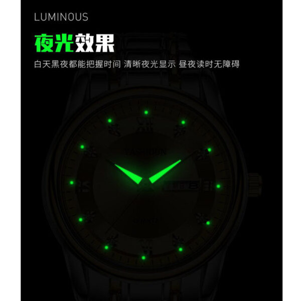 WLISTH Quartz Digital Watch Men's, Waterproof 30M, Luminous