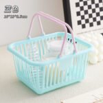 Blue 16*13*8.5cm Cream Macaron Storage Basket