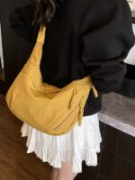Capacity Crossbody Bag Women Lightweight Nylon Texture Shoulder Dumpling - Image 4
