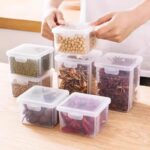 Spice Storage Box, Kitchen Seasoning Organizer with Flip Lid - Image 4