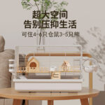 Jaka Hamster Cage Large Luxury Villa for Golden Bear, Cheap Large Two-Layer Breeding Box Small Nest Supplies - Image 4