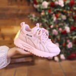 Women's Breathable Mesh Casual Sneakers with Thick Sole