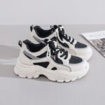 Korean Style New Dad Sneakers Women 2025 Spring Student Sports Running Shoes Casual Thick Sole Height Increasing Q8825 - Image 2