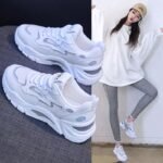 2026 Autumn New Korean Style Women's Chunky Sneakers Casual Thick Sole Sports Shoes Street Style 811-1 - Image 2