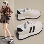 Korean Style Agassi Shoes Women's Spring 2026 New Student Running Sports Casual Shoes Dad Shoes FD6688