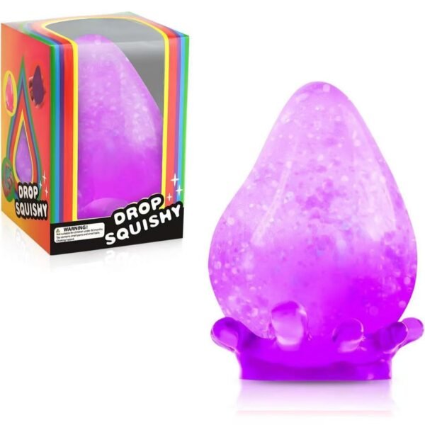 9cm Water Drop Purple (OPP Bag