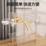 Hamster Cage Syrian Hamster Cage 60cm Super Cheap Large Acrylic Transparent Luxury Villa - Image 5