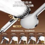 High-Pressure Shower Head with Boost, Handheld Shower Nozzle, Bathroom Shower Head - Image 3