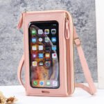 2022 Touchscreen Phone Bag Crossbody Anti-theft Multi-function Single Shoulder Transparent Mini Wallet Phone Pouch