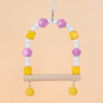 Nebula Swing (Natural Wood) Orange Purple