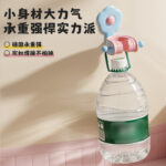 Macaron Flower Shower Head Holder No-Drilling Bathroom Shower Spray Head Fixed - Image 3