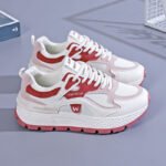 Women's Chunky Sneakers 2025 Summer New Breathable Mesh Casual Thick Sole Running Shoes - Image 2