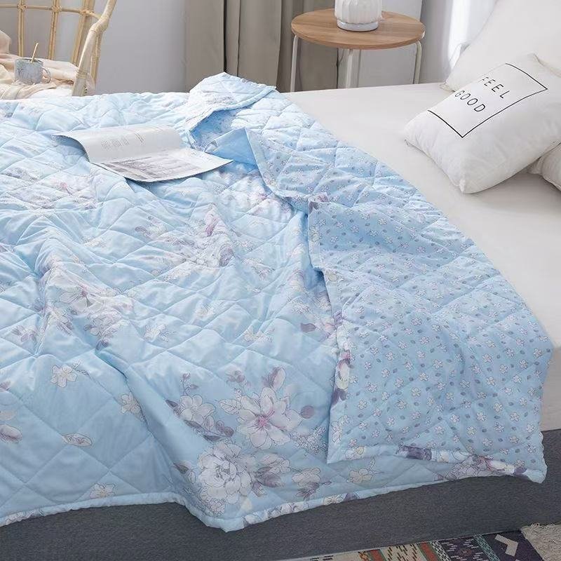 O1CN01GjH90Z1fgzxXivhqx_2218105064037-0-cib.jpg Washable Cotton Summer Quilt Air Conditioning Quilt for Students Thin Quilt Single Double Plus Size Quilt Cover - Image 1