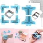 Ethnic Style Flower Turquoise Ring Set Geometric Vintage Silver - Image 9