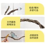 Parrot Climbing Simulated Vine Perch Stick Chewing Toy Bendable Climbing Rope for Budgie Cockatiel Lovebird Cage Accessories - Image 5