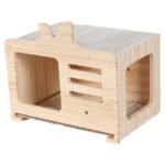 Parrot Nest Hanging Wooden House for Winter Warmth, Suitable for Monk Parakeet, Sun Conure, and Small Birds - Image 5