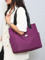 Women's Shoulder Bag Tote Oxford Cloth Light Canvas Capacity Handbag