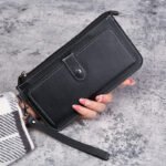 2021 New Style Women's Long Multifunctional Wallet with Multiple Card Slots, Zipper Closure, Student Card Holder, Clutch Bag - Image 2