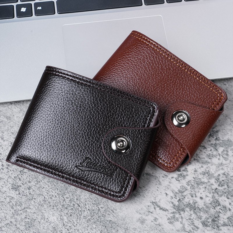 O1CN01IsKPqv2Nfvwr81w7R_2209400949991-0-cib.jpg Men's Wallet Multi-Card Slot Casual Wallet Short New Billfold Zero Wallet Double-Line Card Holder Money Clip Wholesale - Image 1