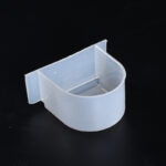 Bird Cage Accessories Parrot Food Box Plastic Semi-Circular Hanging Bowl for Myna Budgie Feeding Water Container - Image 4