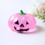 Pink Pumpkin Head Squeeze Toy / Customizable
