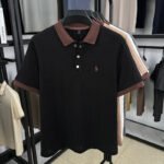 Men's Jacquard Short-Sleeve Knit Polo Shirt - Image 2