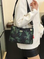 Bamboo Leaf Mom Shoulder Bag, Casual Multi-layer Crossbody Lightweight - Image 2