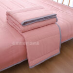 Cinnamon Pink Washed Cotton Summer Quilt / 200*220cm