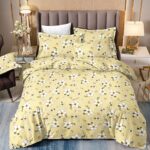 Yellow Flowers 03 / 200x220 Cm (King) Machine Washable