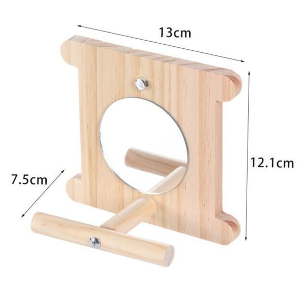 S5001 Square Mirror Perch Small