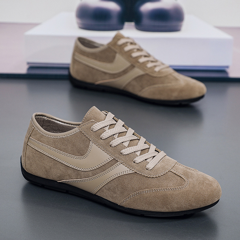 O1CN01KUbMh61r0ejkFJCb5_2213115945569-0-cib.jpg Men's Casual Shoes German Training Shoes Flat Single Shoes Sports Agassi Shoes Lace-up Men's Shoes Loafers Men's Summer Breathable - Image 1