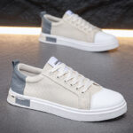 Men's Canvas Casual Shoes Low Top Breathable Student Sports Shoes