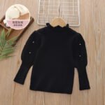 Fleece] Black / Size 90 (Height 90CM